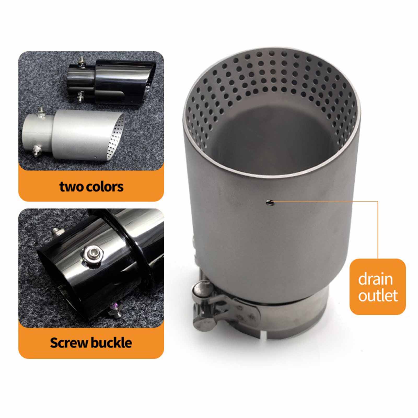 Stainless Mesh Band - Uniwersalne końcówki z siatki ze stali
