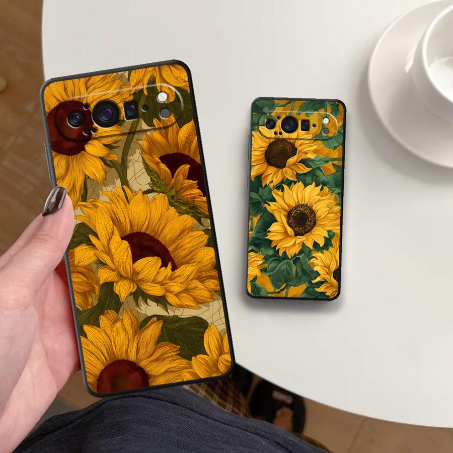 Google Pixel 9 - Etui na telefon Sunflower Sea Funda