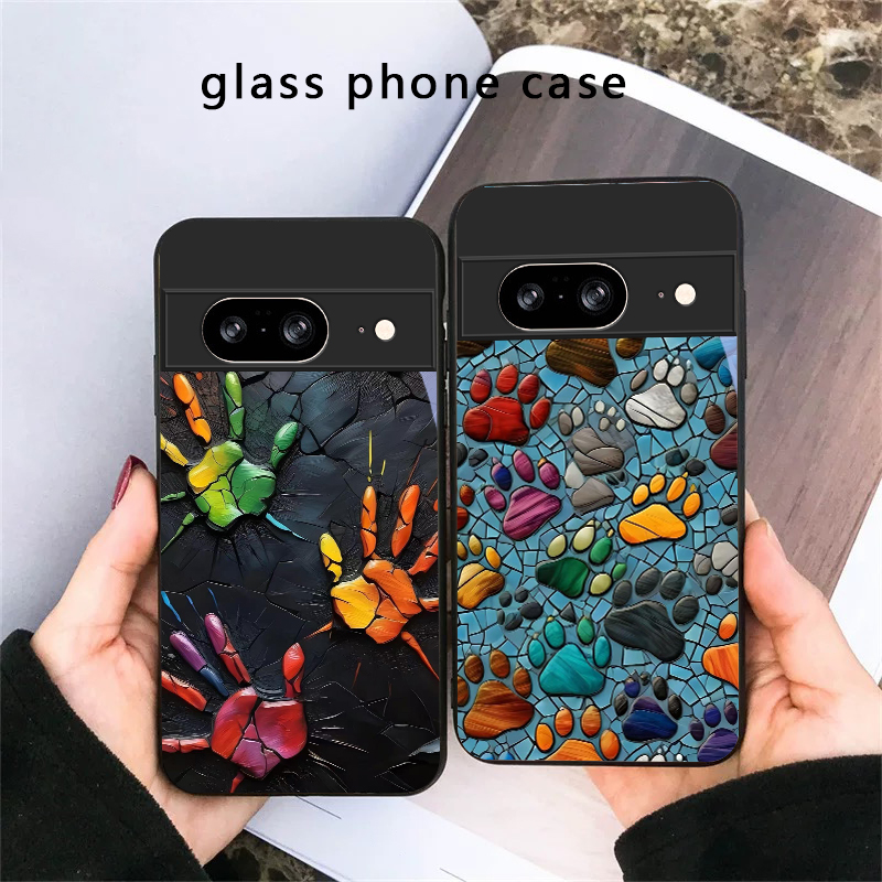 Google Pixel 9 - Etui na telefon z czarnego szkła
