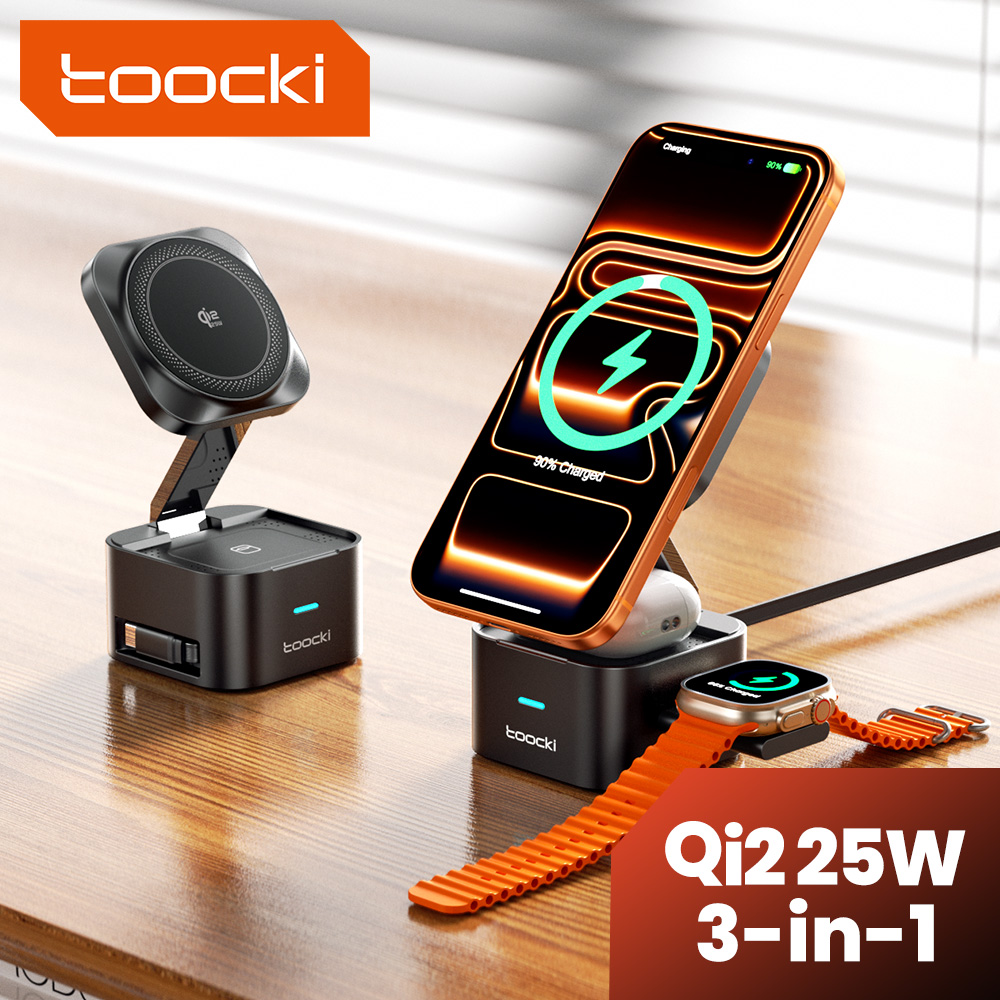 Smartwatch Ac - Toocki QI2.2 25W Bezprzewodowa Ładowarka do