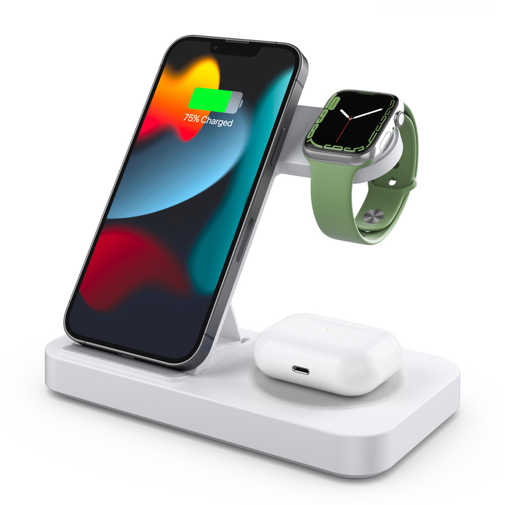Smartwatch Ac - Podróżna ładowarka bezprzewodowa 4 w 1,