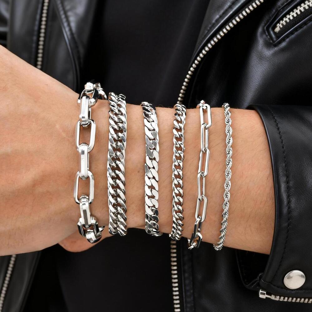 Bransoletki męskie w stylu pun – Ceramic Link Bracelet recenzja i cena