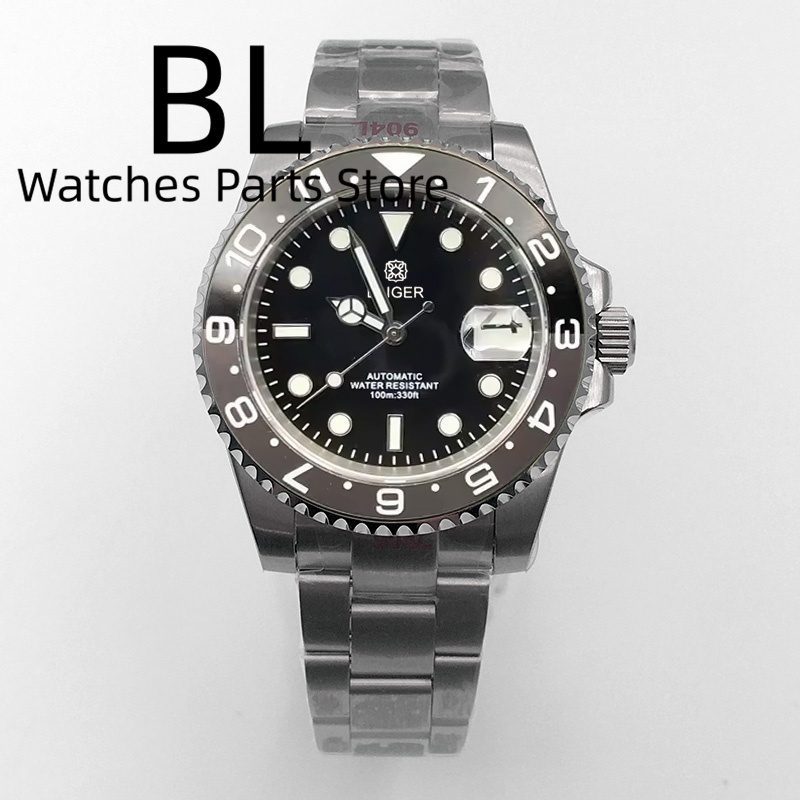 BLIGER 40mm Męski zegarek NH35 – Ceramic Link Bracelet recenzja i cena