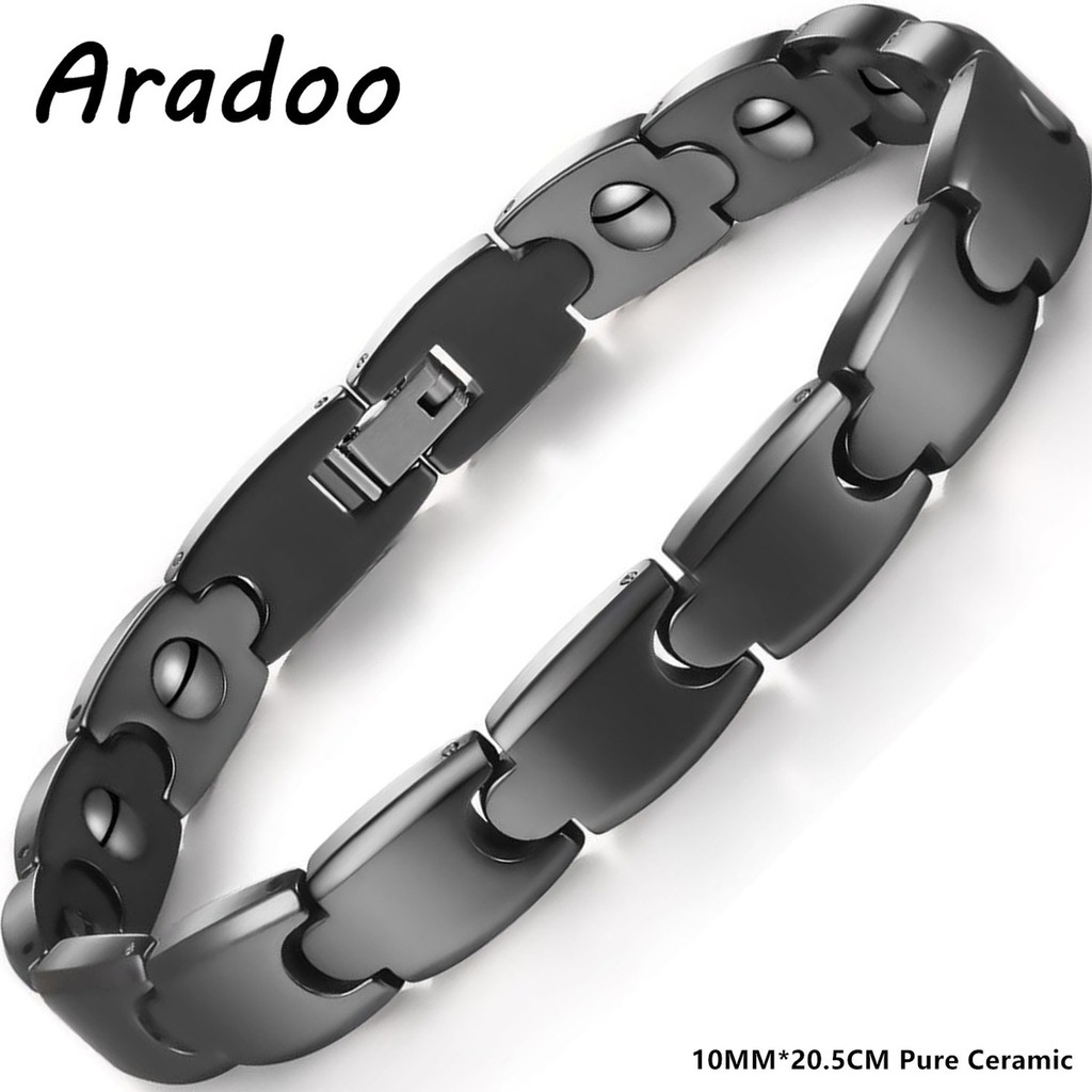 Bransoletka magnetyczna z hema – Ceramic Link Bracelet recenzja i cena