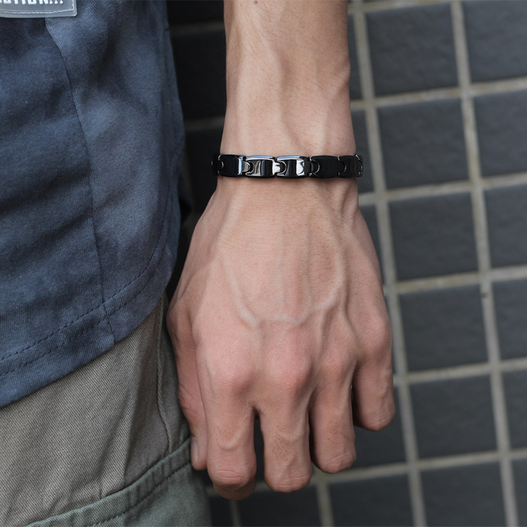 Bransoletka magnetyczna z hema – Ceramic Link Bracelet recenzja i cena