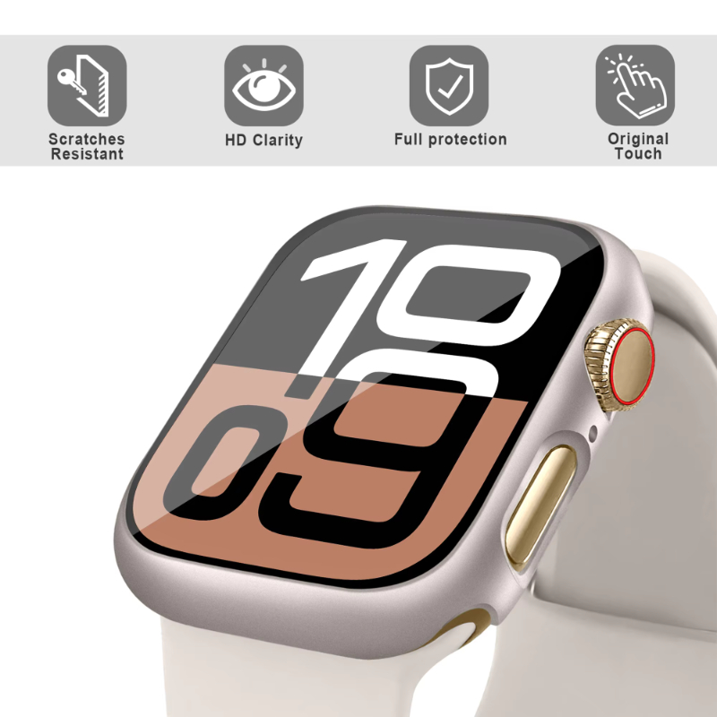 Szkło + Etui do Apple Watch 44 – Smartwatch Band Accessories recenzja i cena