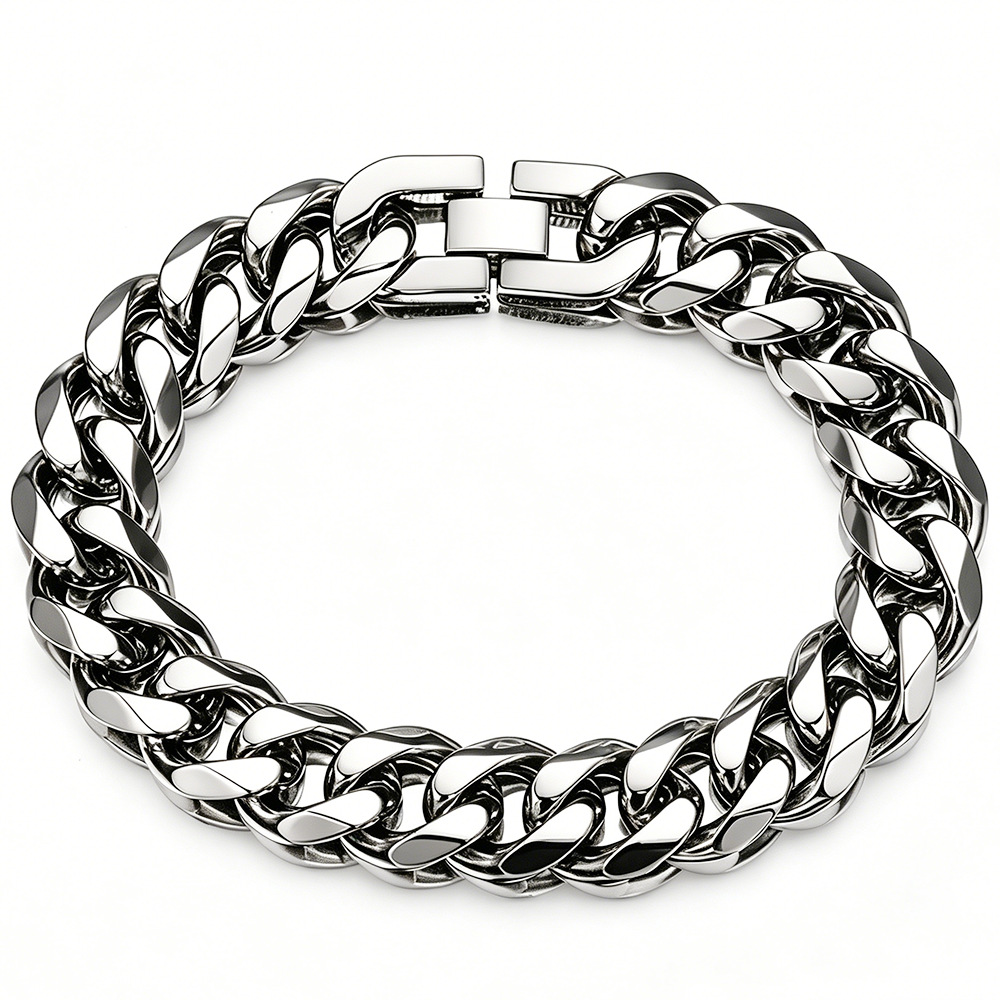 Bransoletka męska typu Cuban L – Ceramic Link Bracelet recenzja i cena