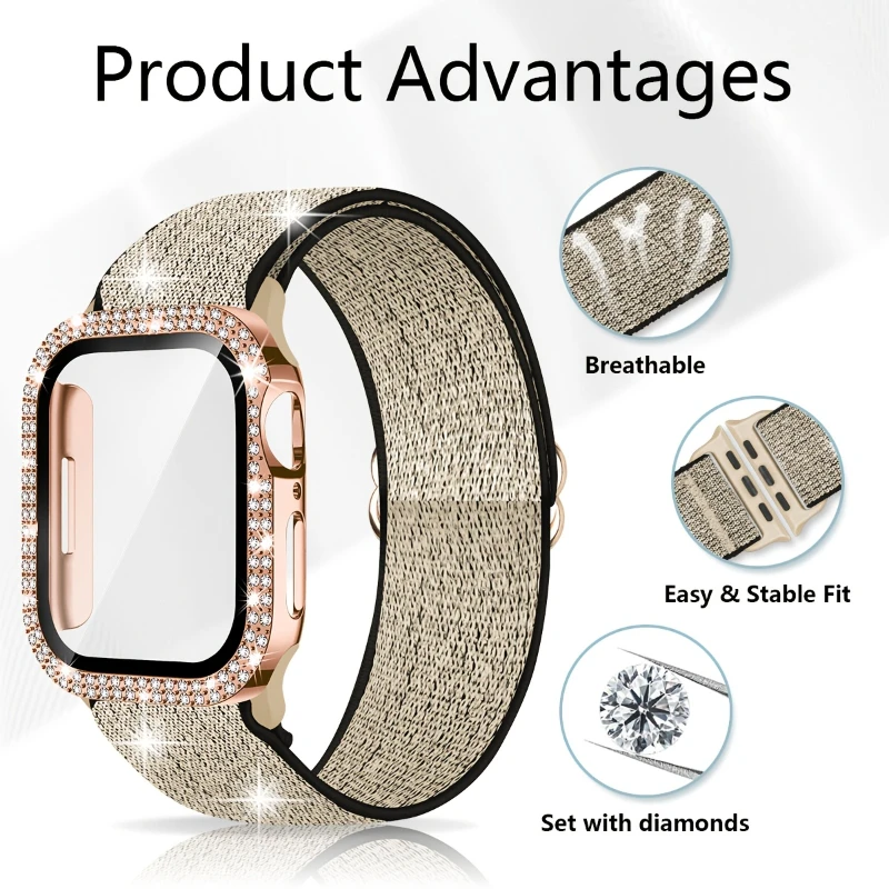 Pasek + etui do Apple Watch 45 – Smartwatch Band Accessories recenzja i cena