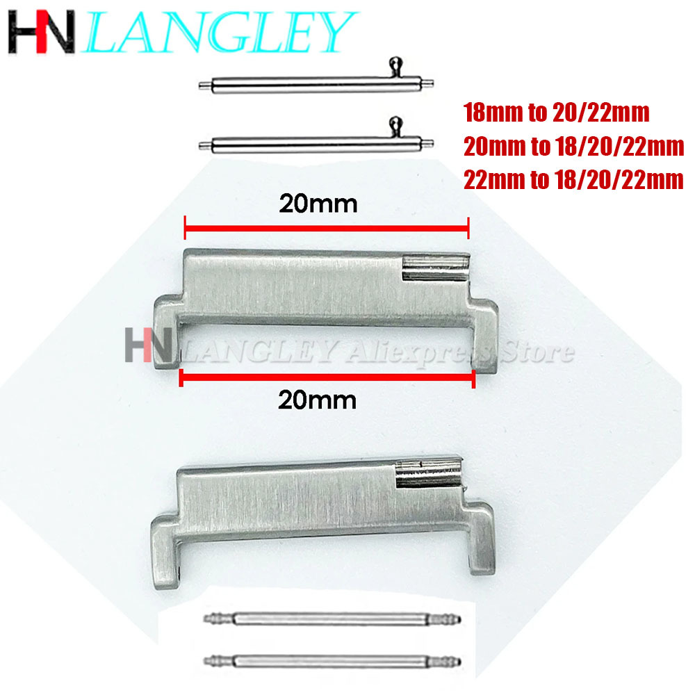 1 Para Metalowych Adapterów Pa – Watch Band Connector recenzja i cena