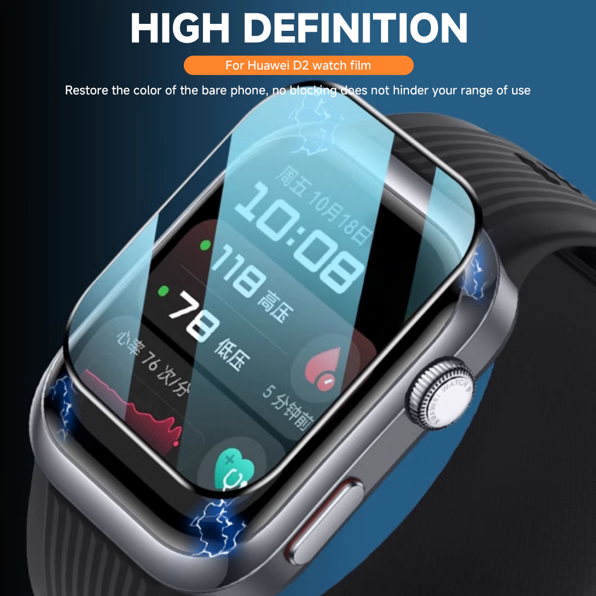 Folia ochronna 5D do zegarka H – Huawei Smartwatch Accessories recenzja i cena