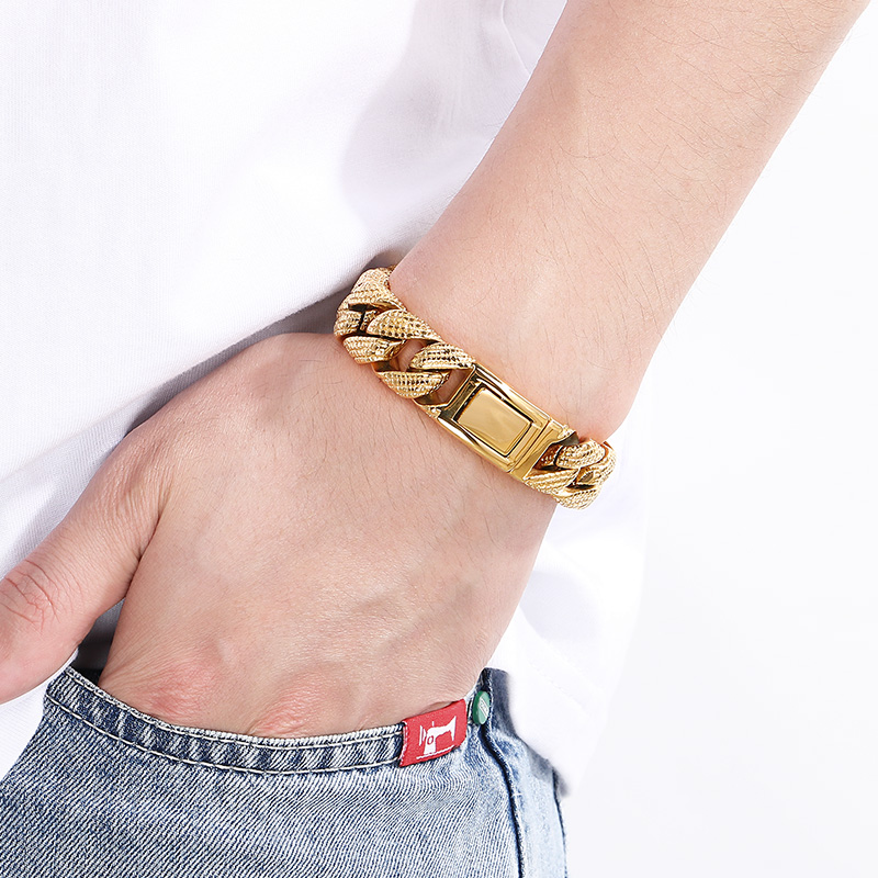 Kalen 19-21cm długa męska bran – Ceramic Link Bracelet recenzja i cena