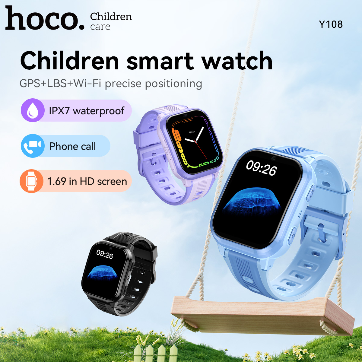 HOCO Y108 1.69-calowy zakrzywi – Smartwatch Id recenzja i cena